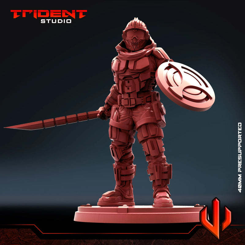 Taskmaster 2021 - Sculpt A Marvel MCP-compatible 40mm resin proxy miniature by Trident Miniatures - product image 2