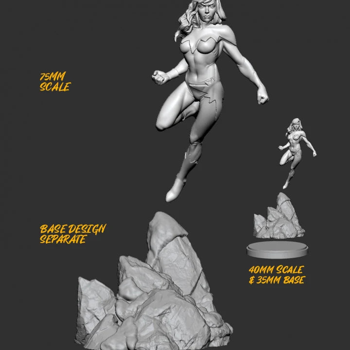 Aurora Marvel MCP-compatible resin miniature by C27 Studios - product image 2