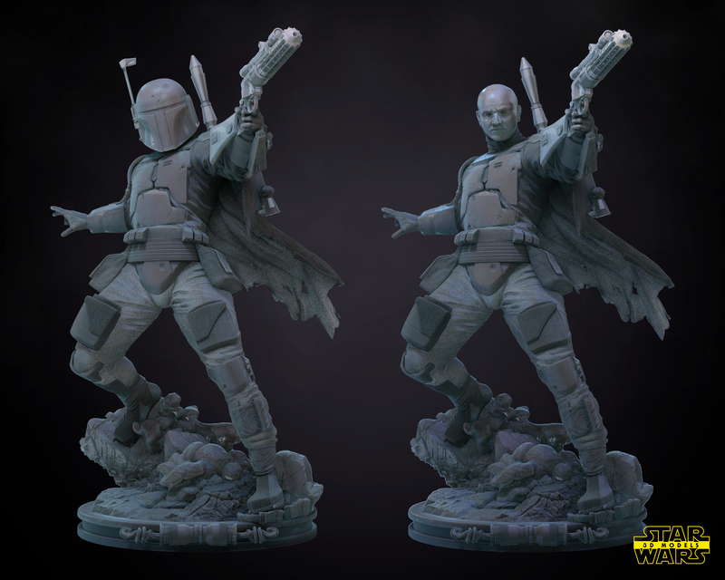 Boba Fett Original Version Sculpture