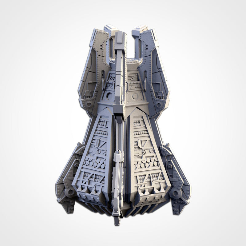 Landing Capsules 3D printed terrain view 2