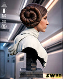 SW3D December 2025 Term Leia Organa Portrait Bust