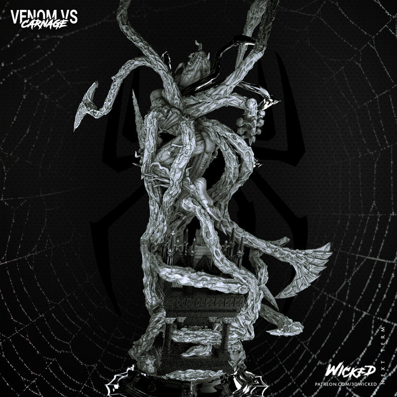 Carnage Sculpture resin statue kit view 2