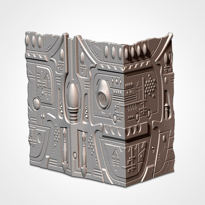 WTC Foldable Eldar Set 3D printed terrain view 2