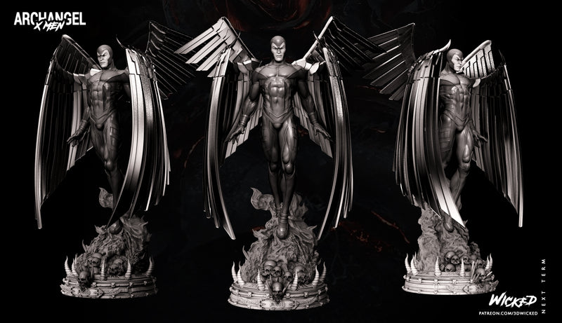Archangel Sculpture resin statue kit view 2