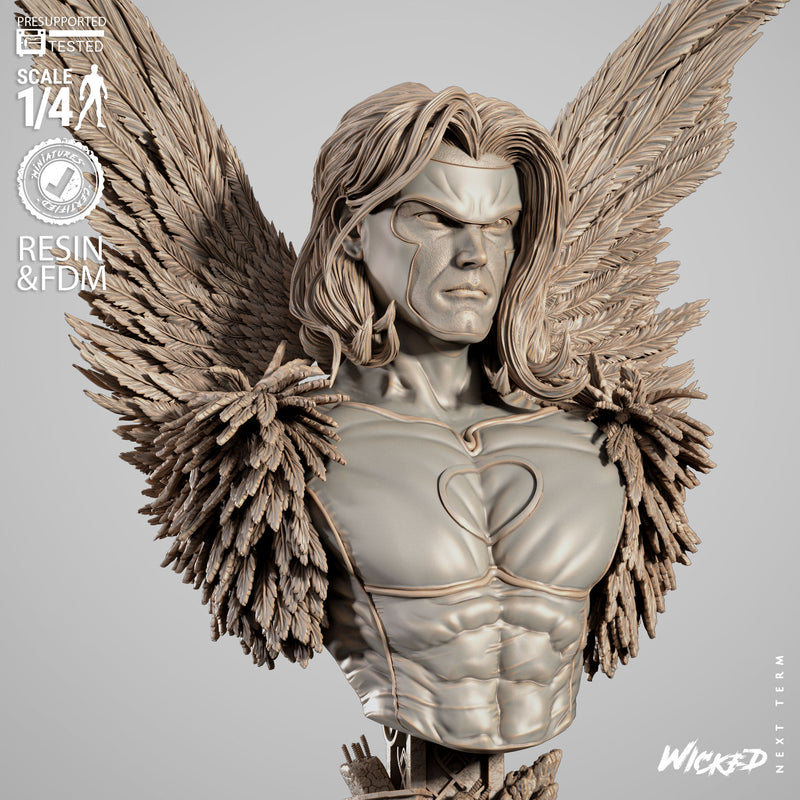 Angel Portrait Bust resin bust kit view 2