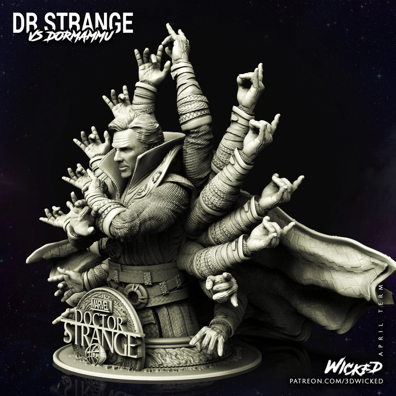 Doctor Strange Bust resin bust kit view 2