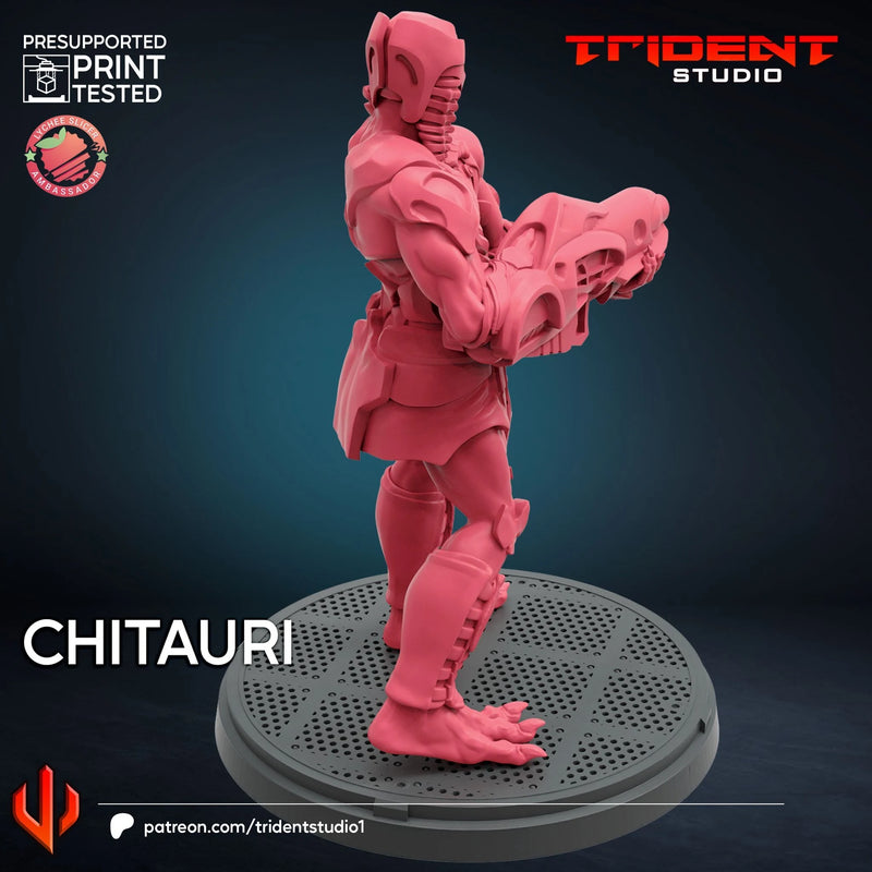 Chitauri - Sculpt A Marvel MCP-compatible 40mm resin proxy miniature by Trident Miniatures - product image 2