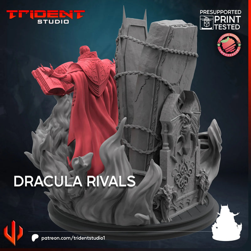 Dracula Rivals Marvel MCP-compatible 40mm resin proxy miniature by Trident Miniatures - product image 2