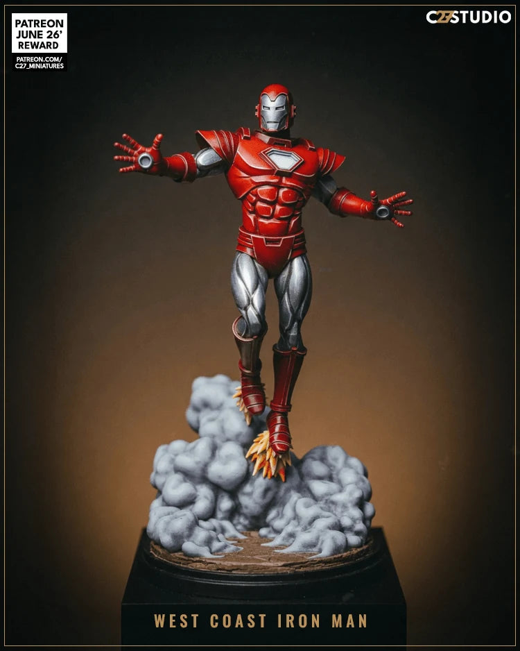 Iron Man (West Coast) Marvel MCP-compatible resin miniature by C27 Studios - product image 2