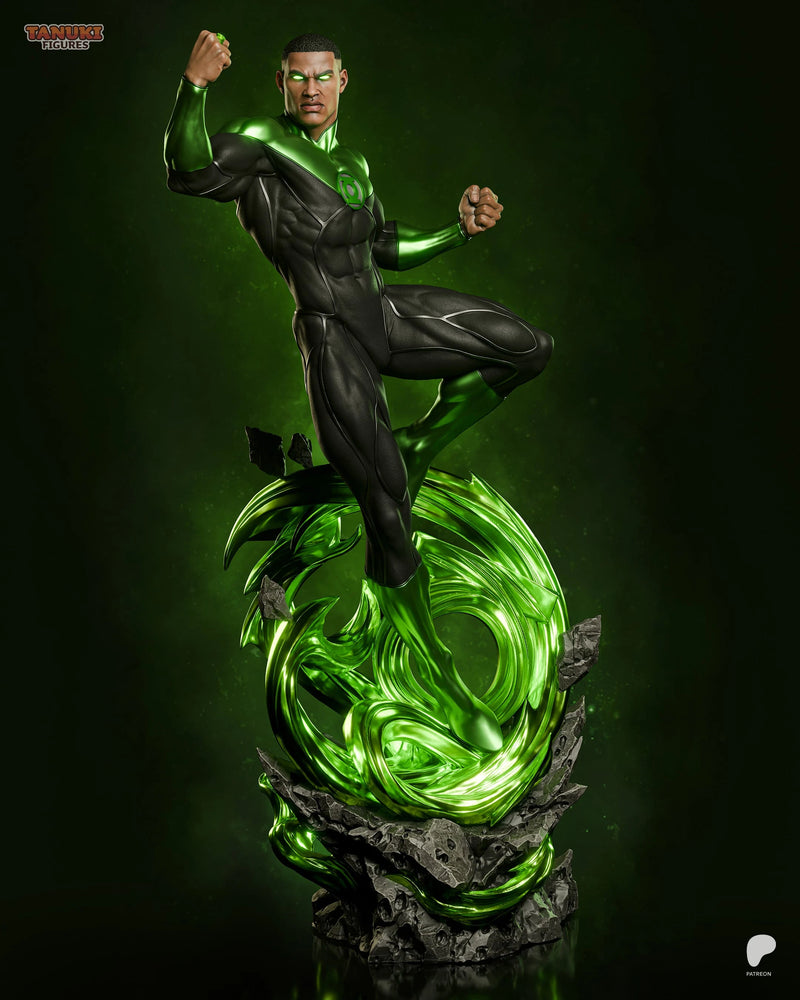 Green Lantern Resin Statue & Bust - Full Size view 2