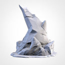 Ice Mountains 3D printed terrain view 2
