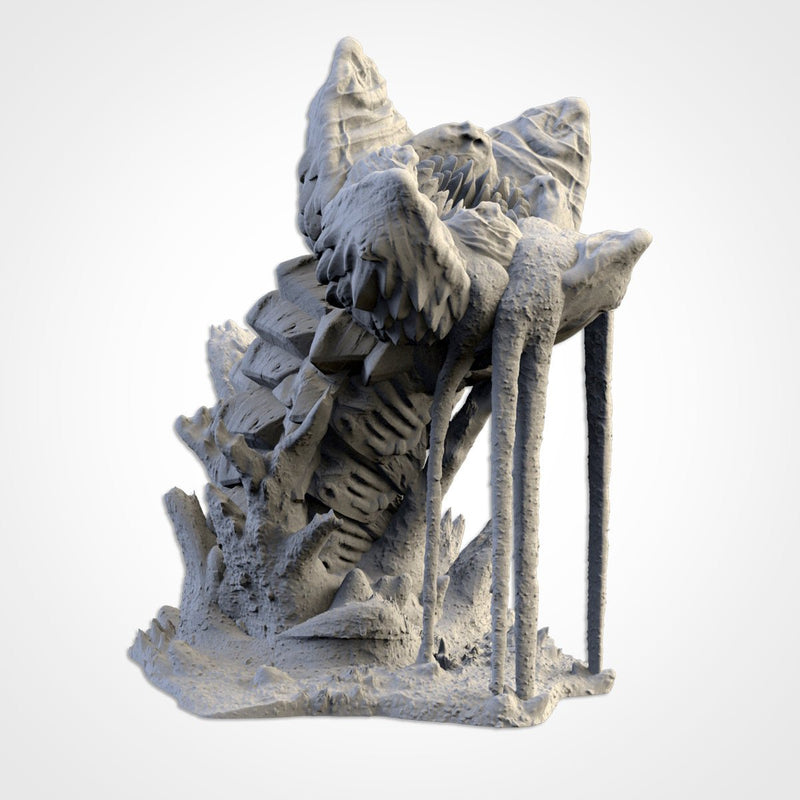 Sandworms 3D printed terrain view 2