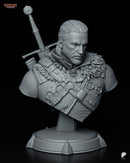 Geralt Resin Statue & Bust - Bust view 2
