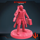 Nick Fury - Sculpt B Marvel MCP-compatible 40mm resin proxy miniature by Trident Miniatures - product image 2