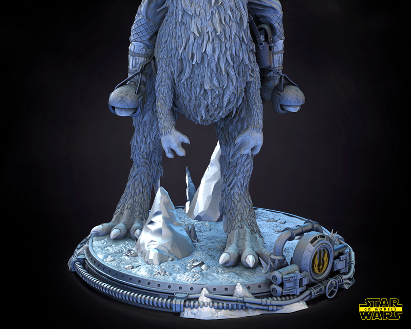 Luke Skywalker Snowsuit Sculpture