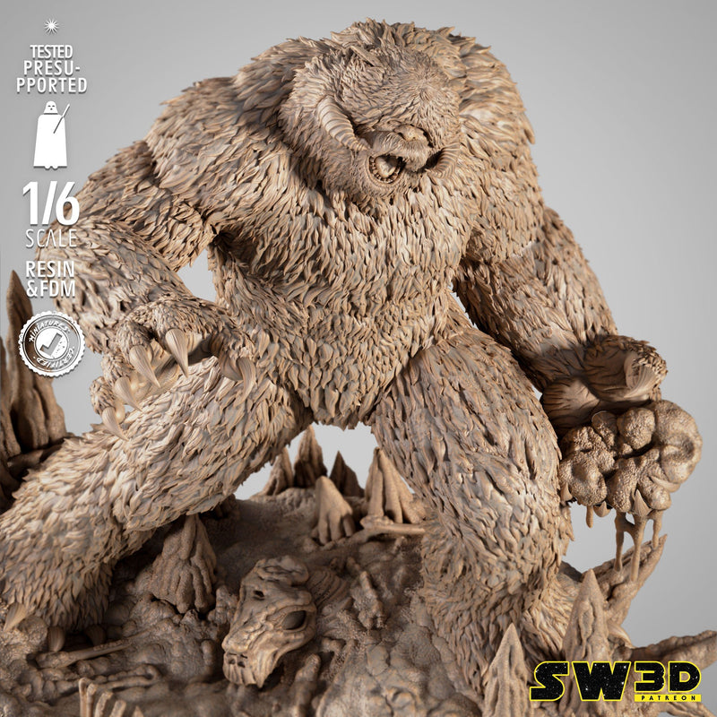 Wampa Sculpture
