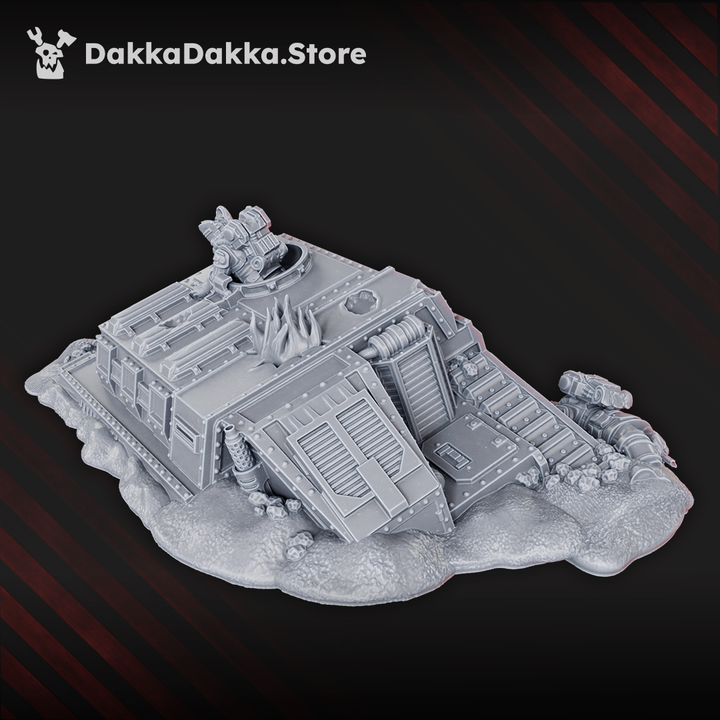 Wrecked Vehicle Terrain - DakkaDakka Wargaming Terrain Kit - image 2