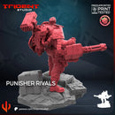 Punisher Rivals Marvel MCP-compatible 40mm resin proxy miniature by Trident Miniatures - product image 2