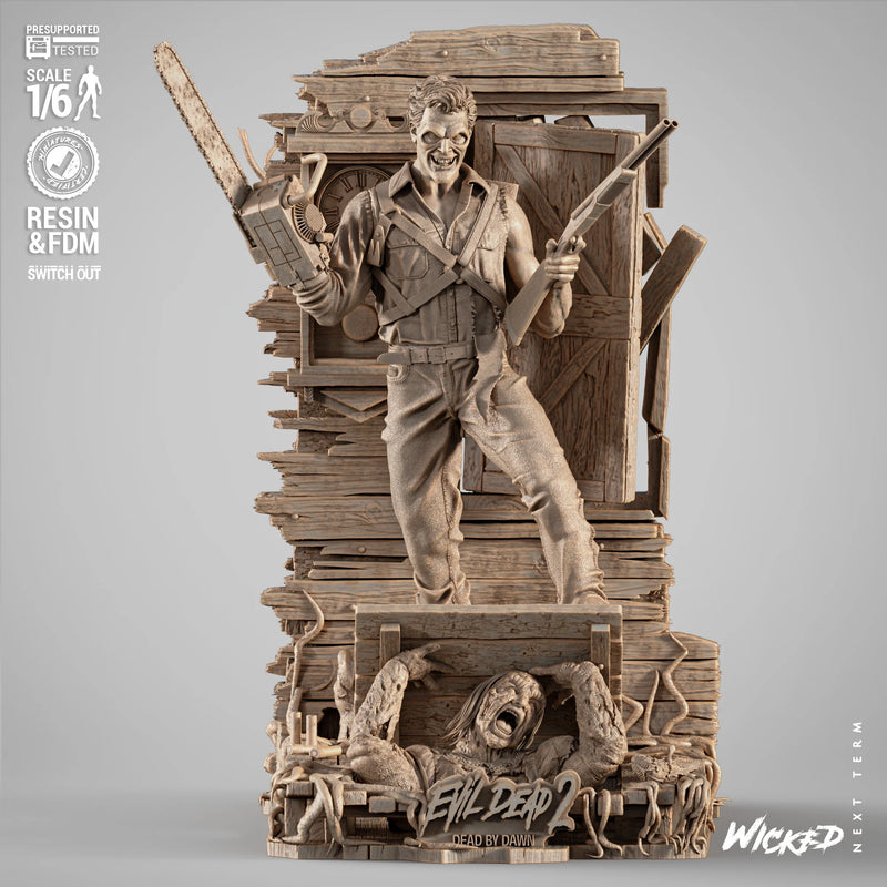 Ash Sculpture resin statue kit view 2