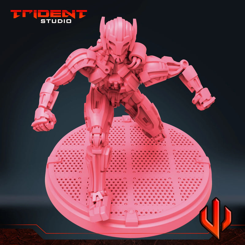 Ultron Drone Multiverse - Sculpt B Marvel MCP-compatible 40mm resin proxy miniature by Trident Miniatures - product image 2