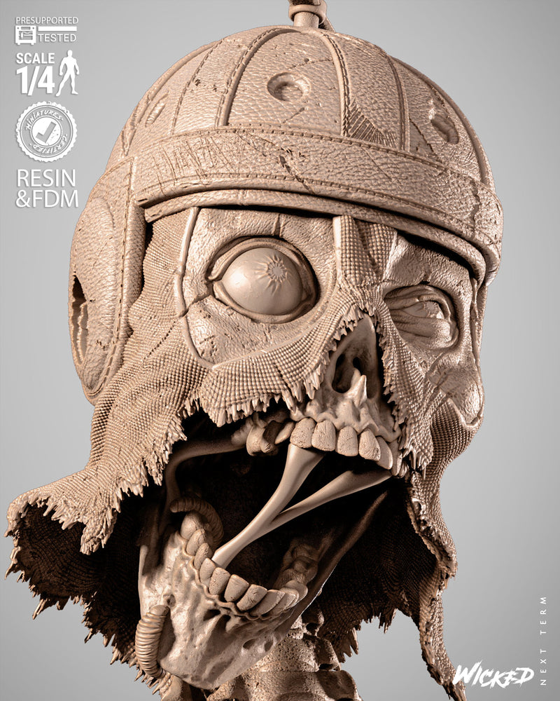 Deadpool Zombie Portrait Bust resin bust kit view 2