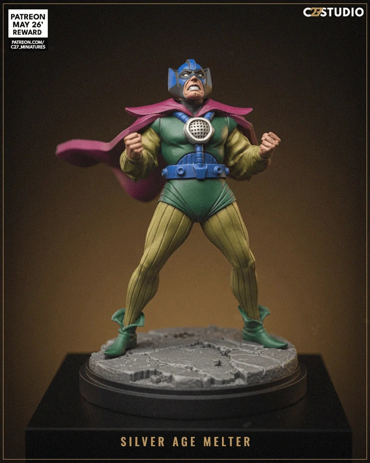 Melter (Silver Age) Marvel MCP-compatible resin miniature by C27 Studios - product image 2