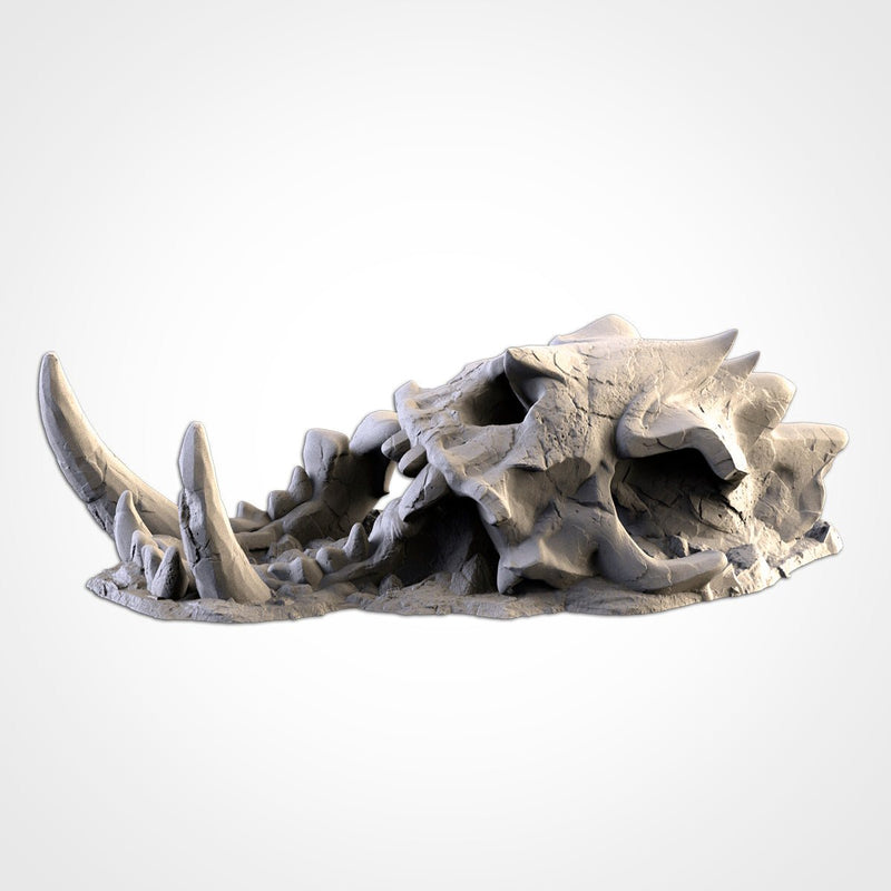 Gigantic Bones 3D printed terrain view 2