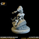 Black Cat (2 Costumes) Marvel MCP-compatible resin miniature by C27 Studios - product image 2