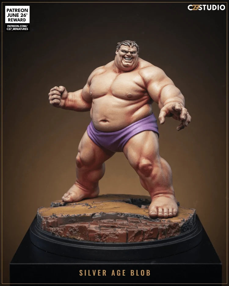 Blob (Silver Age) Marvel MCP-compatible resin miniature by C27 Studios - product image 2