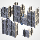 Cathedral Ruins 02 3D printed terrain view 2