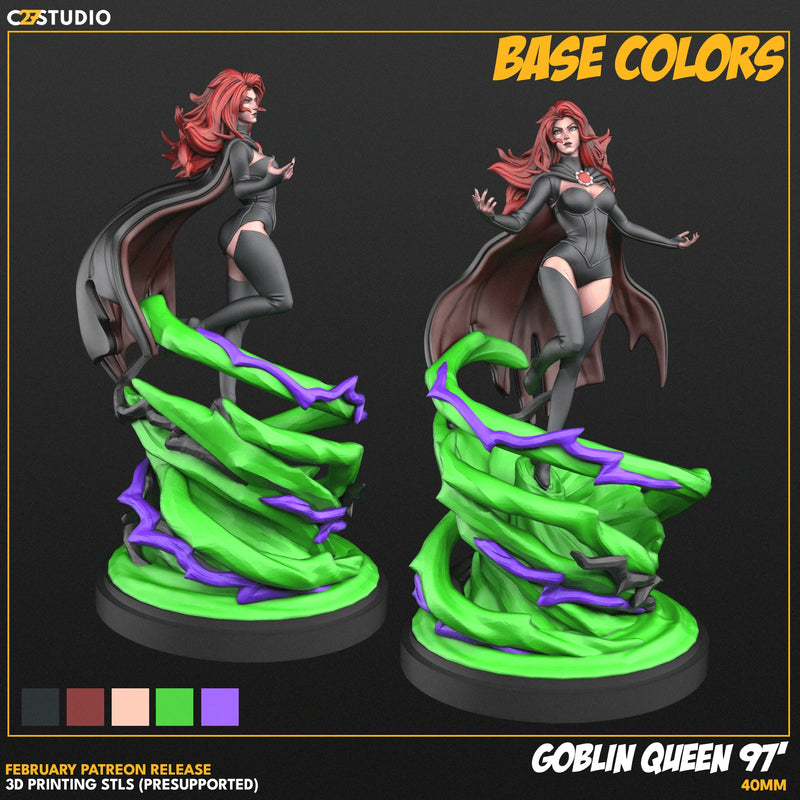 Goblin Queen 97′ Marvel MCP-compatible resin miniature by C27 Studios - product image 2