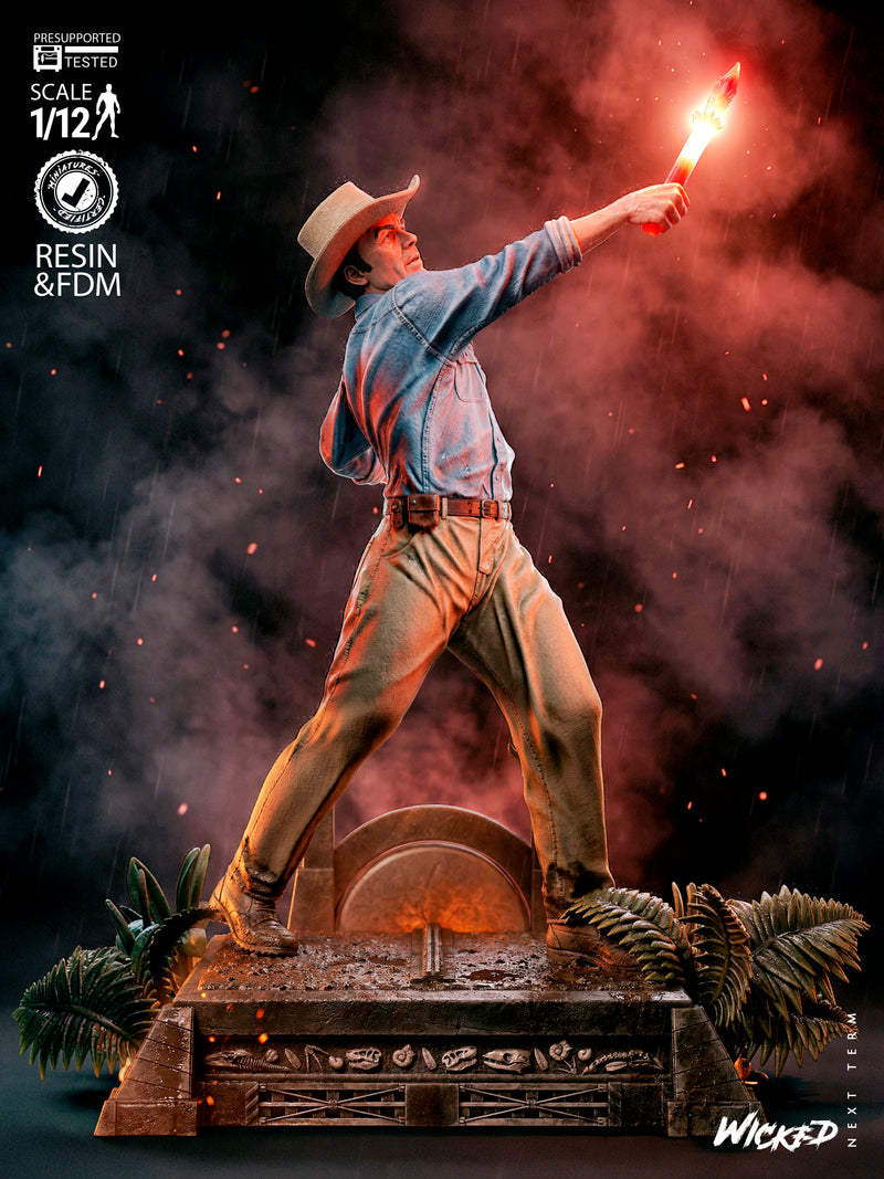 Alan Grant Sculpture resin statue kit view 2