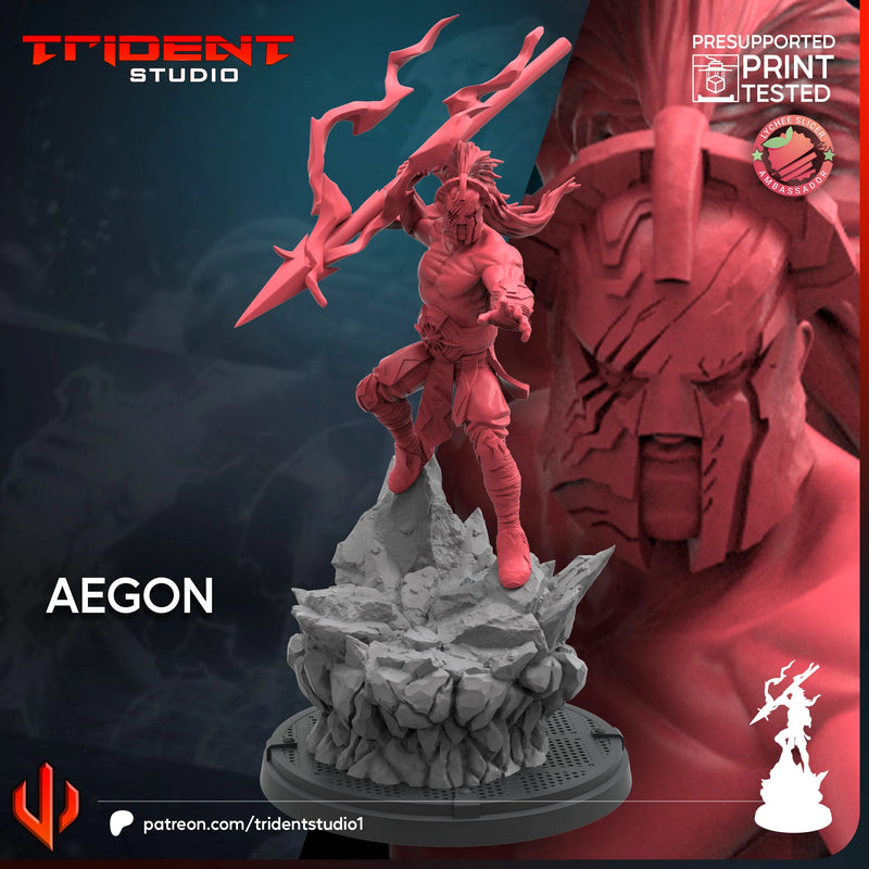 Aegon - Sculpt B Marvel MCP-compatible 40mm resin proxy miniature by Trident Miniatures - product image 2