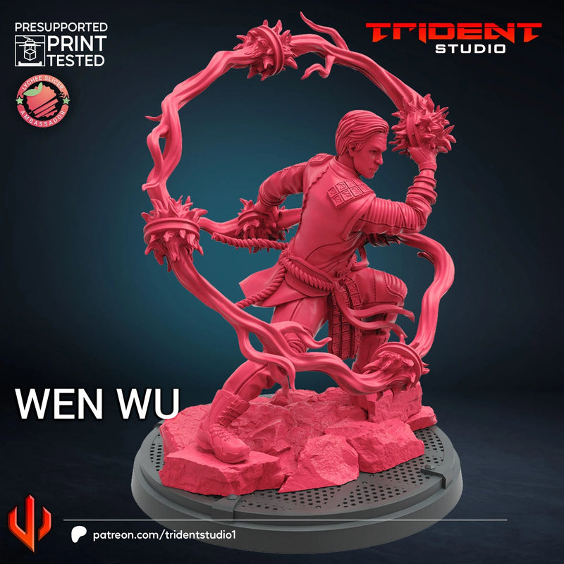 Wen Wu Marvel MCP-compatible 40mm resin proxy miniature by Trident Miniatures - product image 2