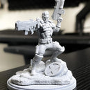 Cable (Feb 2022 Sculpt) Marvel MCP-compatible resin miniature by C27 Studios - product image 2