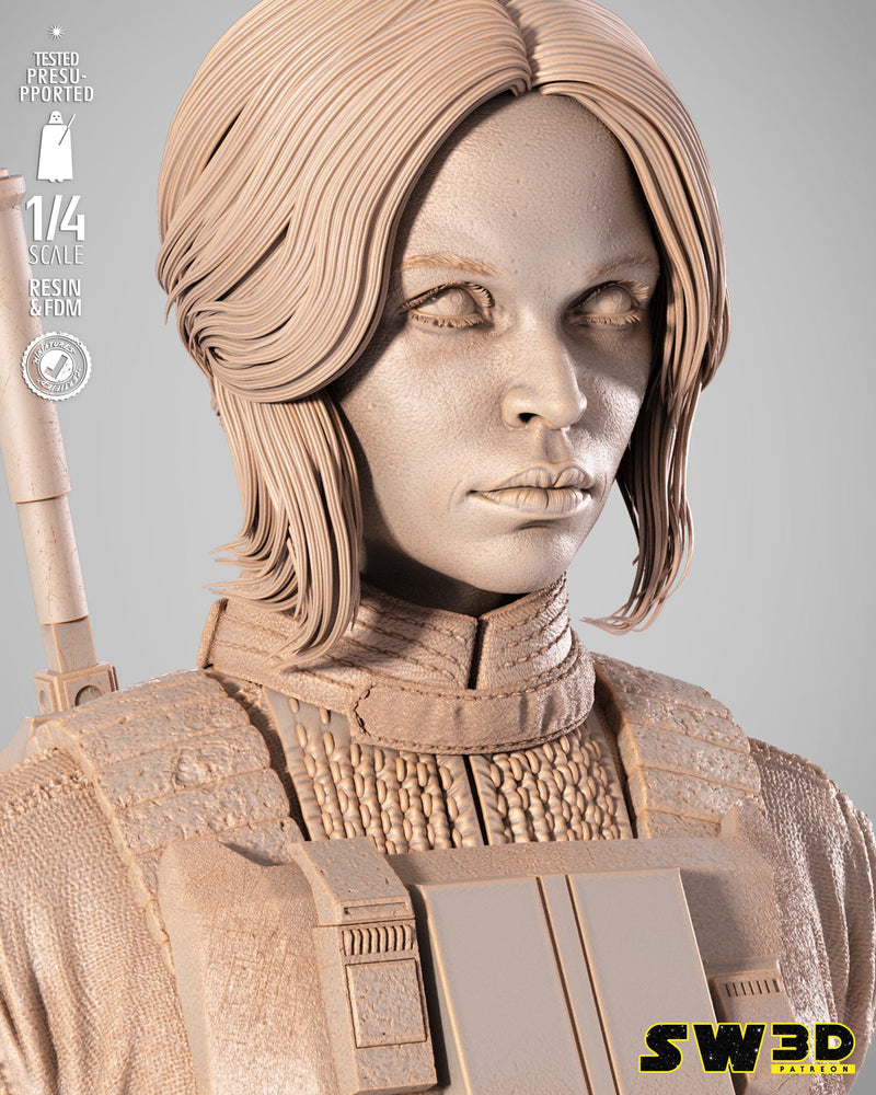 SW3D August 2025 Term Jin Erso Portrait Bust