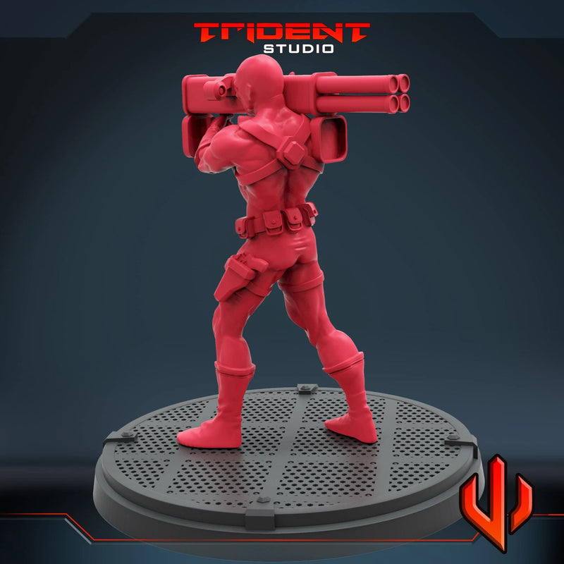 Bob Agent Marvel MCP-compatible 40mm resin proxy miniature by Trident Miniatures - product image 2