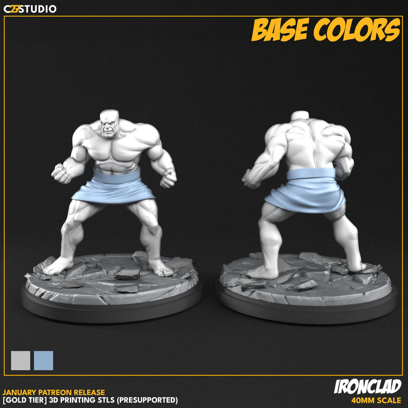 Ironclad Marvel MCP-compatible resin miniature by C27 Studios - product image 2