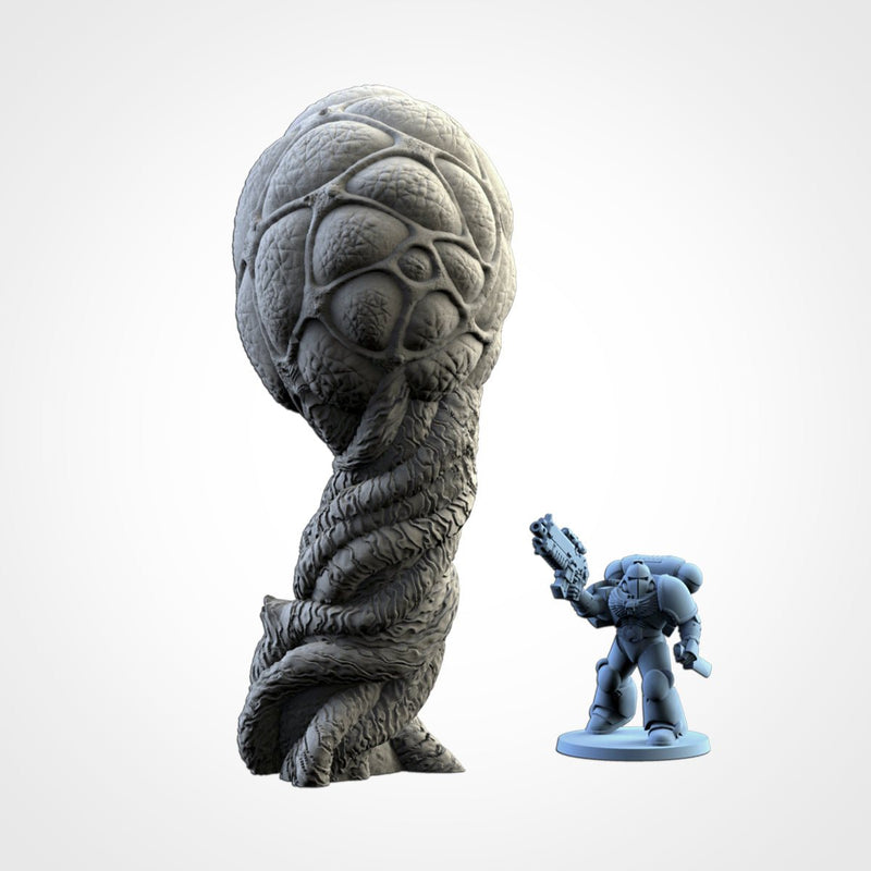 Alien Plants 3D printed terrain view 2