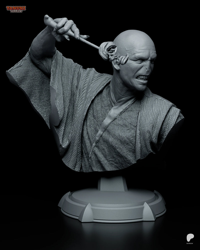Voldemort Resin Statue & Bust - Bust view 2