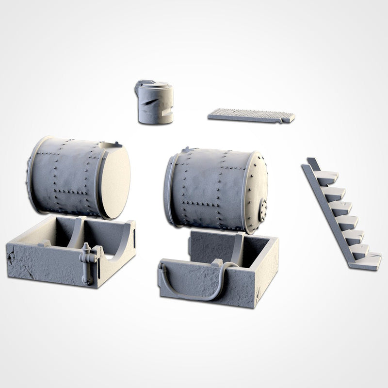 Water Tank 3D printed terrain view 2