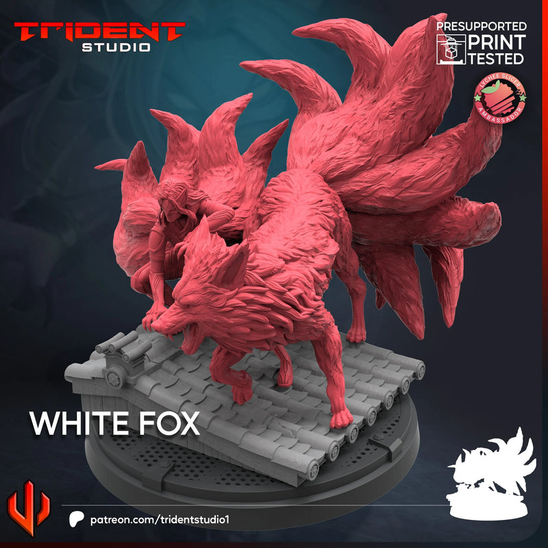 White Fox Marvel MCP-compatible 40mm resin proxy miniature by Trident Miniatures - product image 2