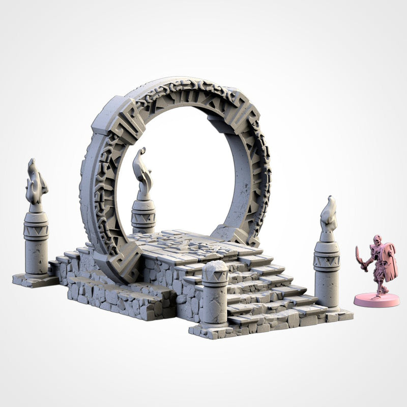 Ancient Civilization 3D printed terrain view 2