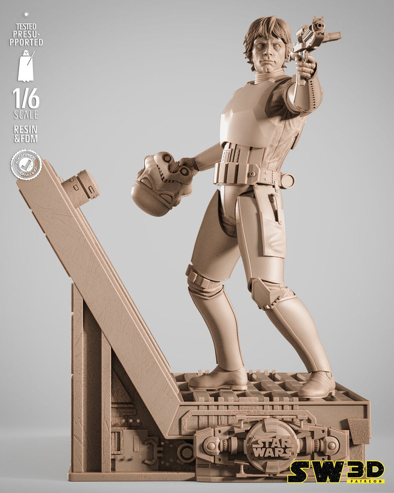 SW3D October 2025 Term Luke Stormtrooper Sculpture