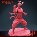 Iron Fist - Sculpt C Marvel MCP-compatible 40mm resin proxy miniature by Trident Miniatures - product image 2