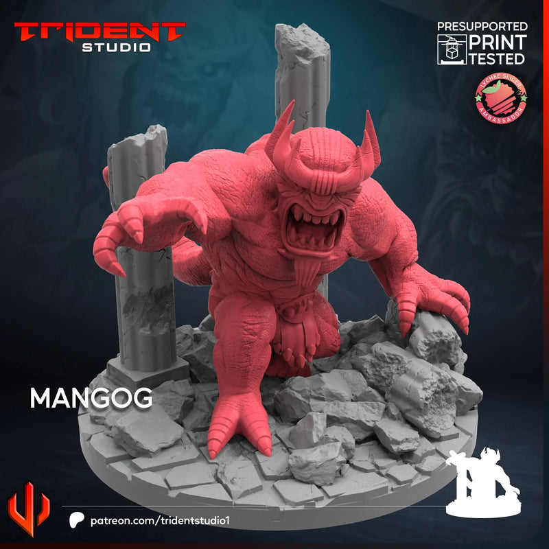 Mangog Marvel MCP-compatible 40mm resin proxy miniature by Trident Miniatures - product image 2