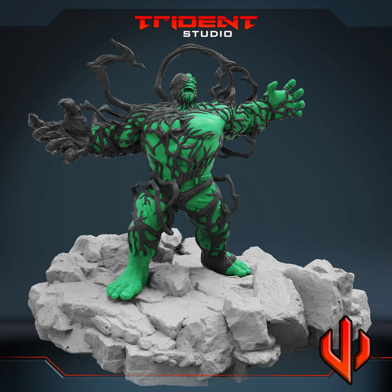 Corrupted Hulk Marvel MCP-compatible 40mm resin proxy miniature by Trident Miniatures - product image 2
