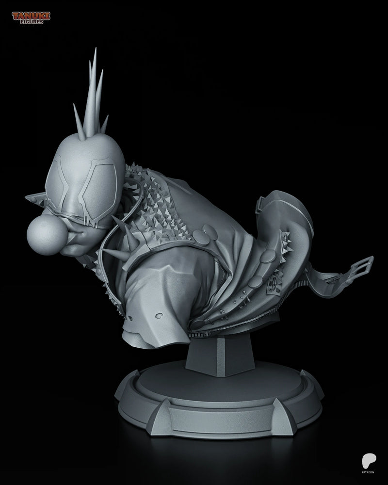 Spider-Punk Resin Statue & Bust - Bust view 2