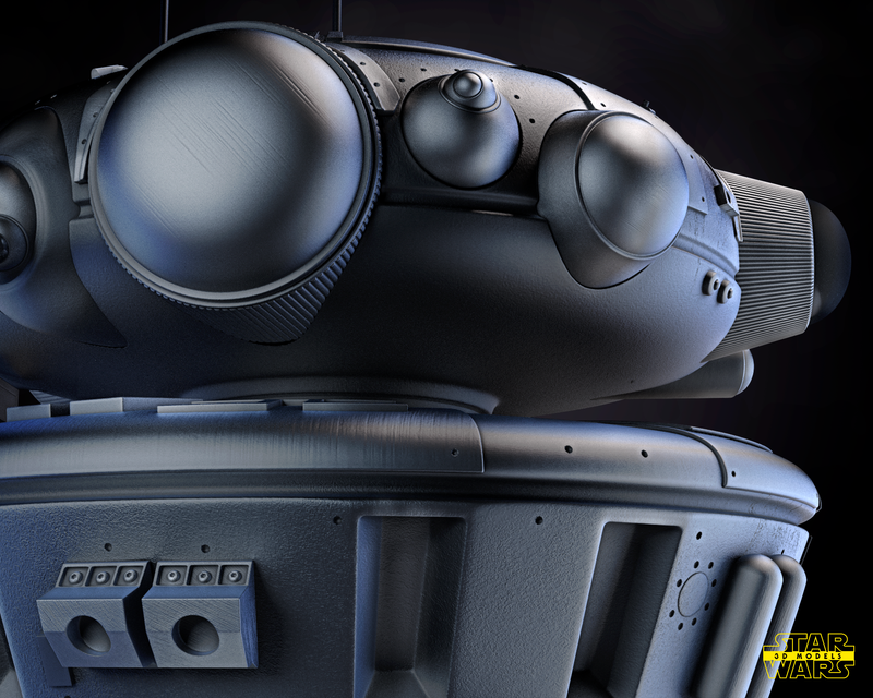 Probe Droid Sculpture