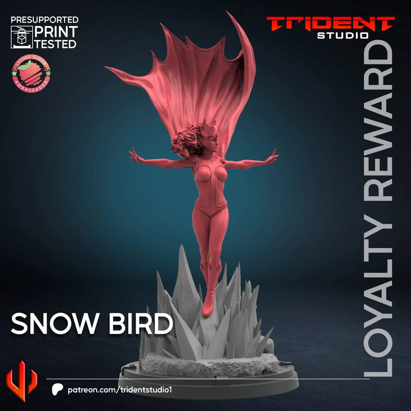 Snow Bird Marvel MCP-compatible 40mm resin proxy miniature by Trident Miniatures - product image 2